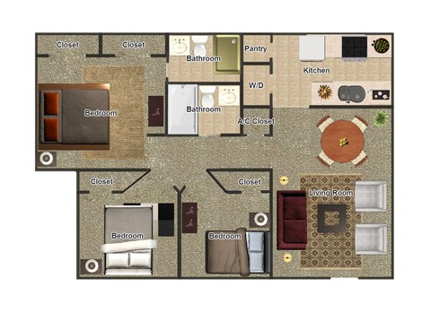 2881 Lamar Avenue 1-4 Beds Apartment for Rent - Photo Gallery 18